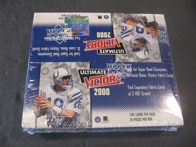 2000 Upper Deck Ultimate Victory Football Box (Hobby)