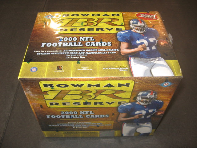 2000 Bowman Reserve Football  Box (Hobby)