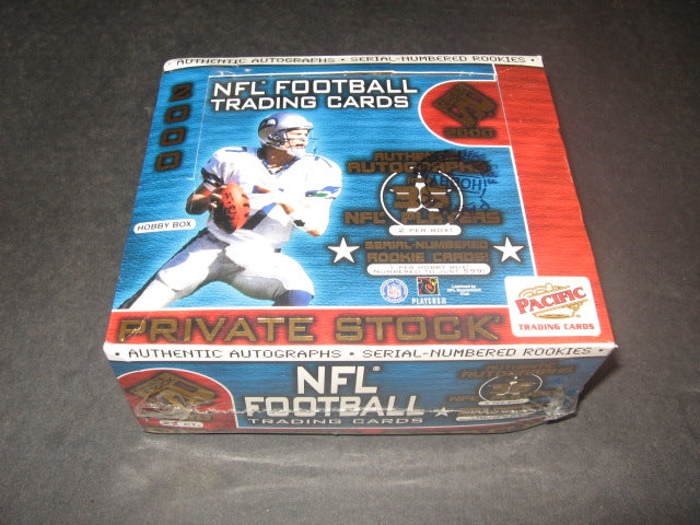 2000 Pacific Private Stock Football Box (Hobby)