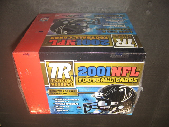 2001 Topps Reserve Football Box (Hobby) (10/5)