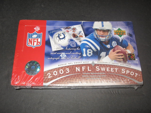 2003 Upper Deck Sweet Spot Football Box (Hobby)