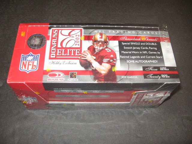 2002 Donruss Elite Football  Box