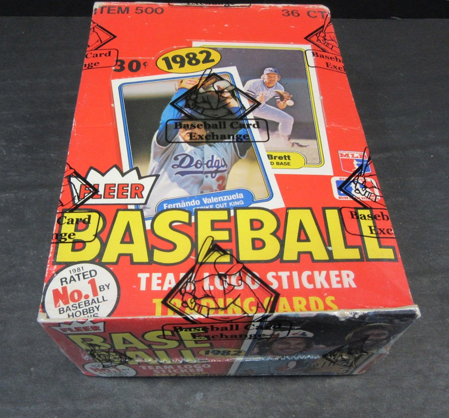 1982 Fleer Baseball Unopened Wax Box