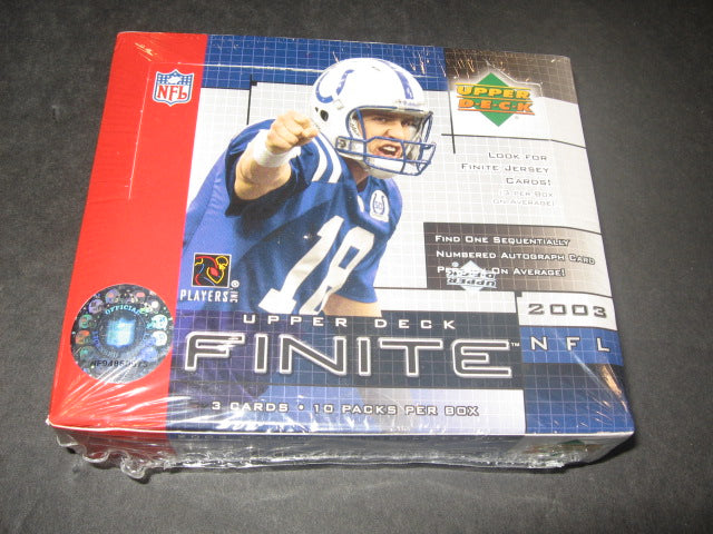 2003 Upper Deck Finite Football Box