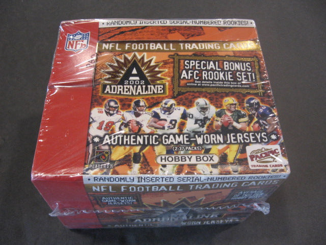 2002 Pacific Adrenaline Football Box