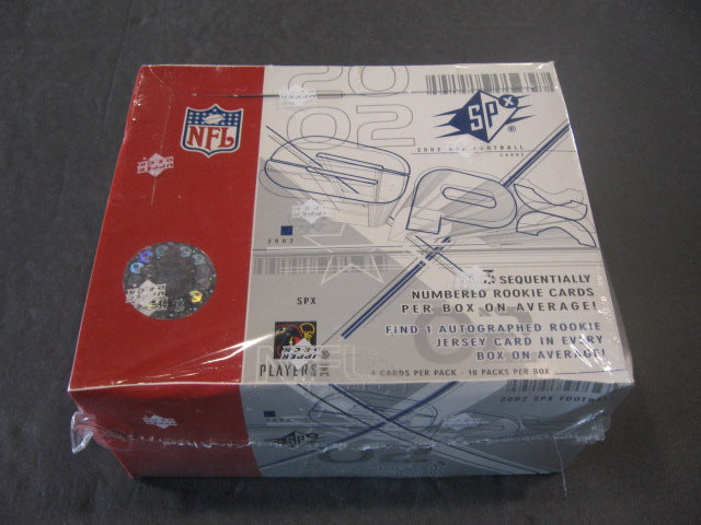 2002 Upper Deck SPX Football Box