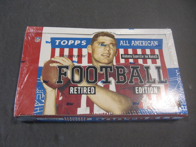 2005 Topps All American Football Retired Edition Box (Hobby)