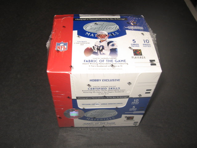 2005 Leaf Certified Materials Football Box (Hobby)