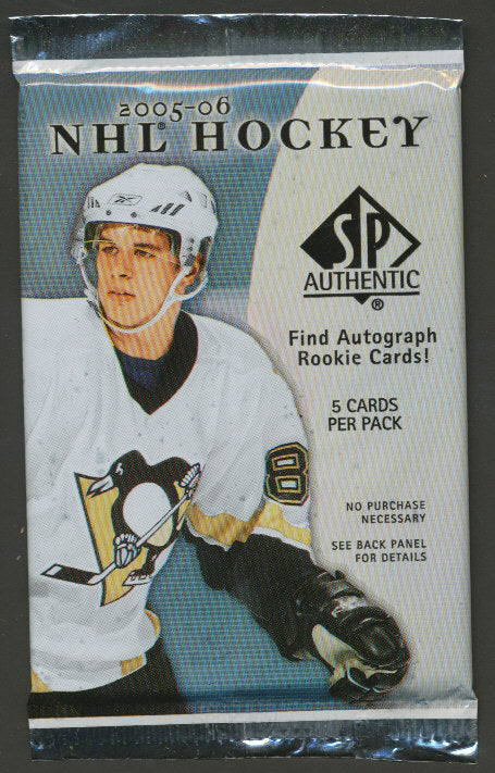 2005/06 Upper Deck SP Authentic Hockey Unopened Pack (Hobby)
