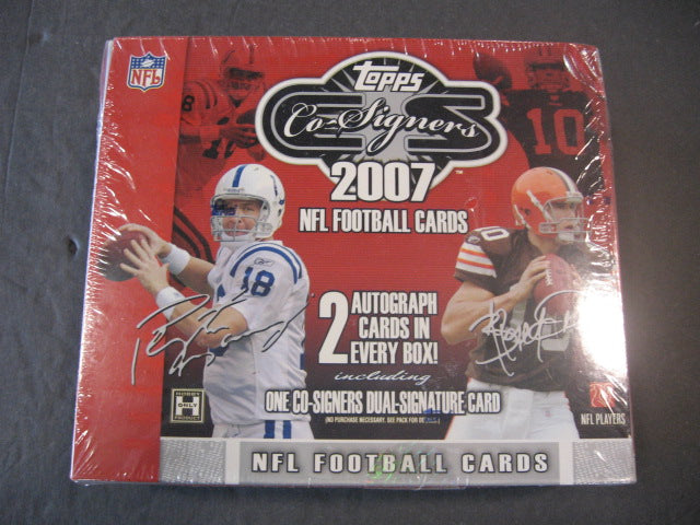 2007 Topps Co-Signers Football Box (Hobby)