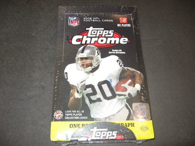 2008 Topps Chrome Football Box (Hobby)