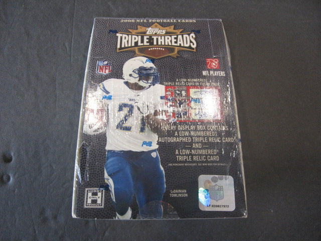 2008 Topps Triple Threads Football Box (Hobby)