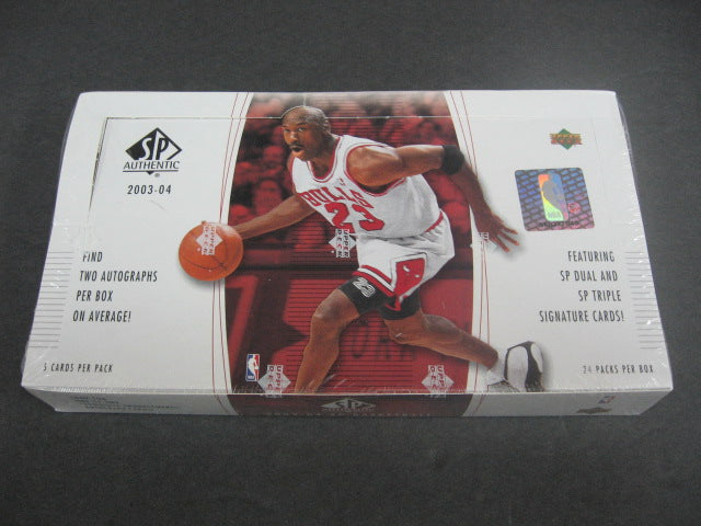 2003/04 Upper Deck SP Authentic Basketball Box (Hobby)