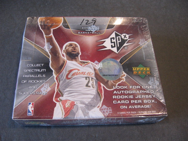 2006/07 Upper Deck SPX Basketball Box