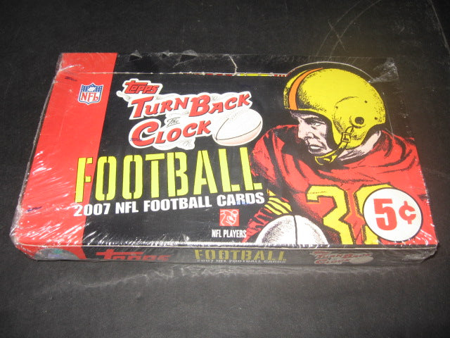 2007 Topps Football Turn Back The Clock Box