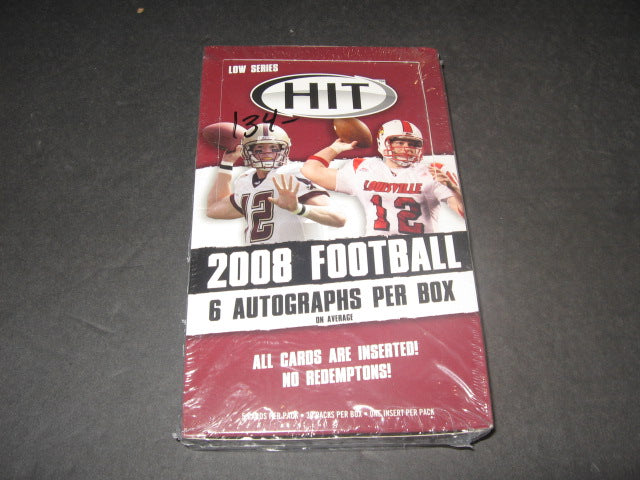 2008 Sage Hit Football Low Series Box