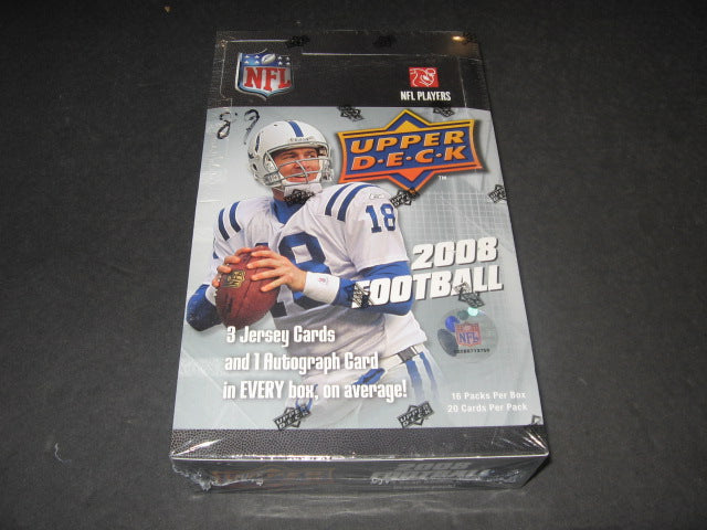 2008 Upper Deck Football Box (Hobby)