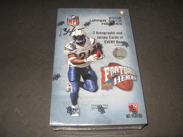 2008 Upper Deck Heroes Football Box (Hobby)