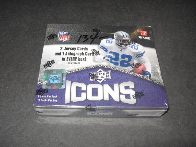 2008 Upper Deck Icons Football Box