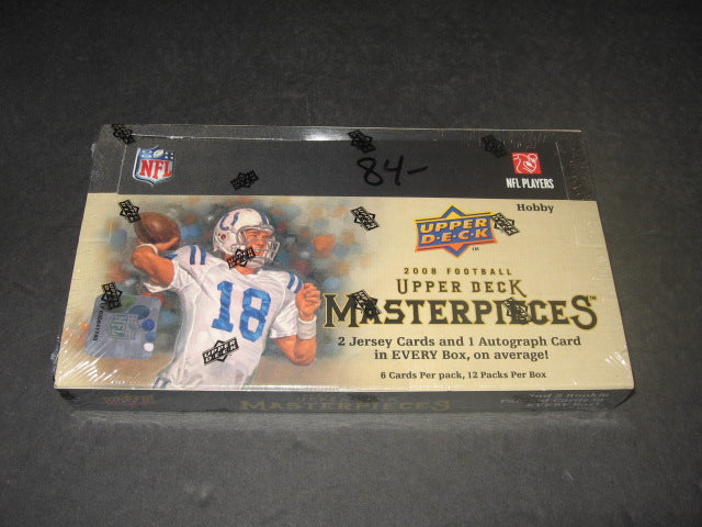 2008 Upper Deck Masterpieces Football Box