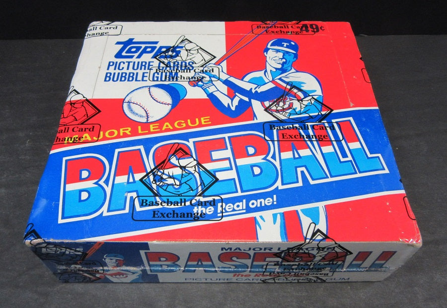 1982 Topps Baseball Unopened Cello Box (BBCE) (Non X-Out)