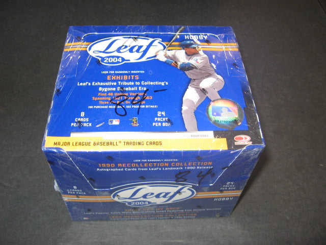 2004 Leaf Baseball Box (Hobby)