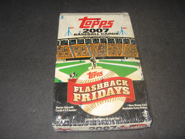 2007 Topps Flashback Fridays Baseball Box