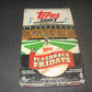 2007 Topps Flashback Fridays Baseball Box