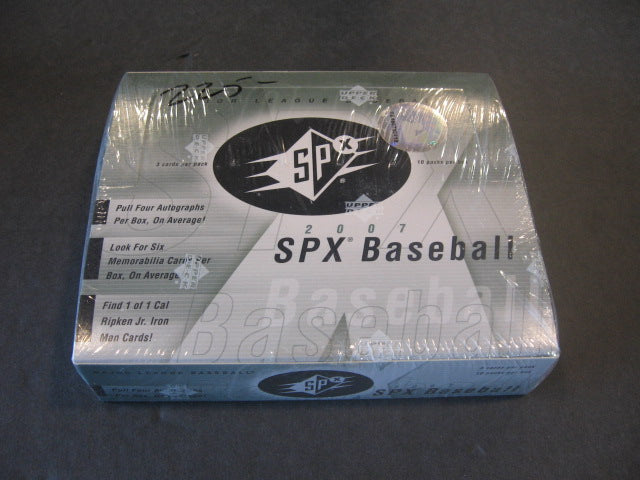 2007 Upper Deck SPX Baseball Box (Hobby)