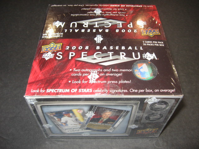 2008 Upper Deck Spectrum Baseball Box (Hobby)