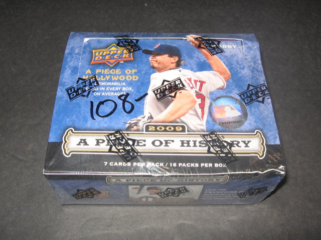 2009 Upper Deck Piece of History Baseball Box (Hobby)
