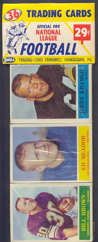 1964 Philadelphia Football Unopened Rack Pack
