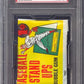 1964 Topps Baseball Stand Up Unopened 1 Cent Wax Pack PSA