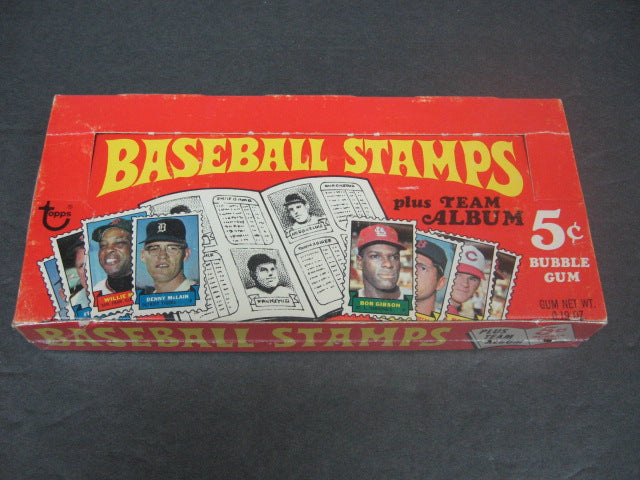 1969 Topps Baseball Stamps Unopened Wax Box