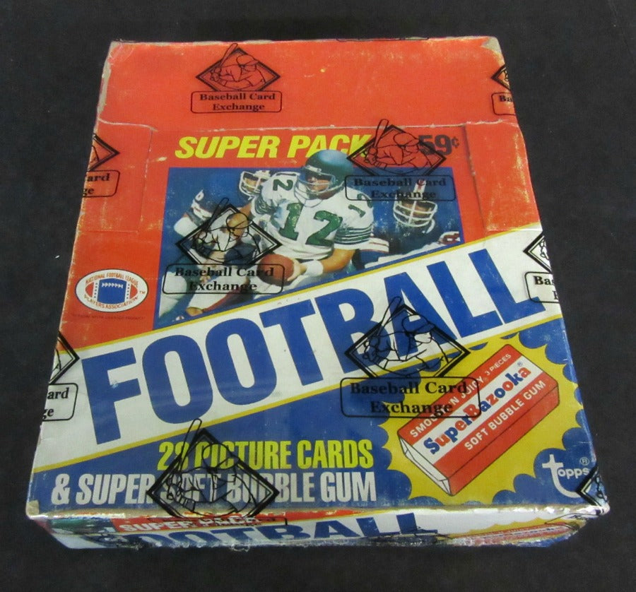 1980 Topps Football Unopened Super Cello Box (BBCE)