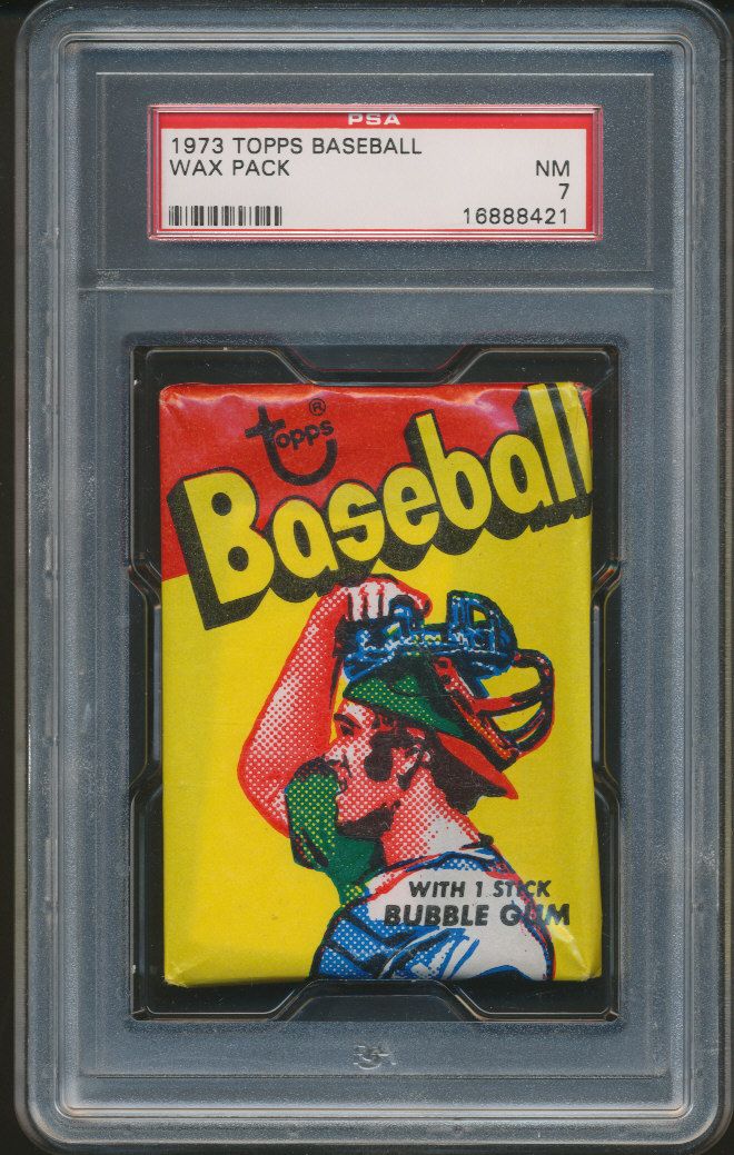 1975 Topps Baseball Unopened Cello Pack PSA 10