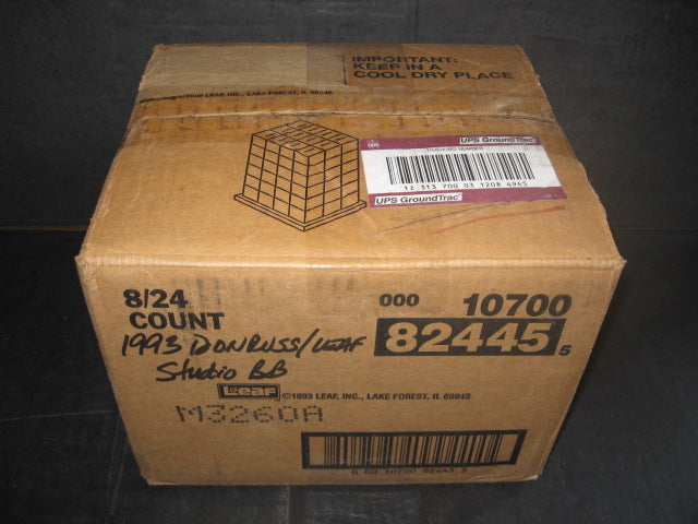 1993 Donruss Studio Baseball Case (8 Box) (82445)