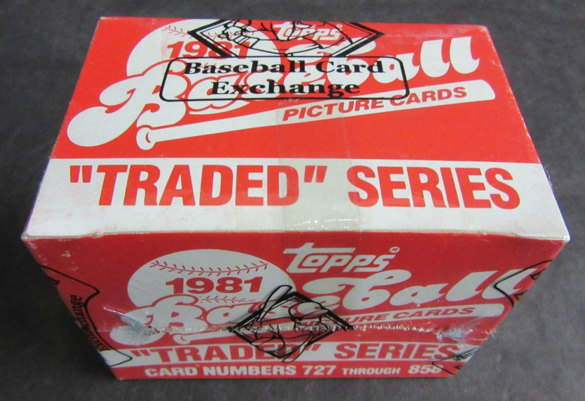 1981 Topps Baseball Traded Factory Set (Tape Intact) (BBCE)