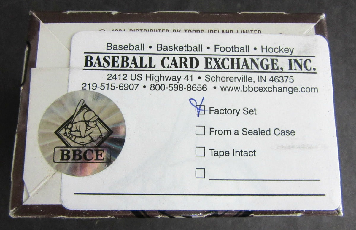 1984 Topps Baseball Traded Factory Set (BBCE)