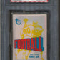 1972 Topps Football Unopened Series 3 Wax Pack PSA 9