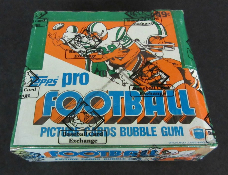 1982 Topps Football Unopened Cello Box (BBCE) (X-Out)