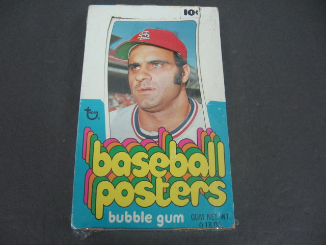 1972 Topps Baseball Posters Unopened Wax Box