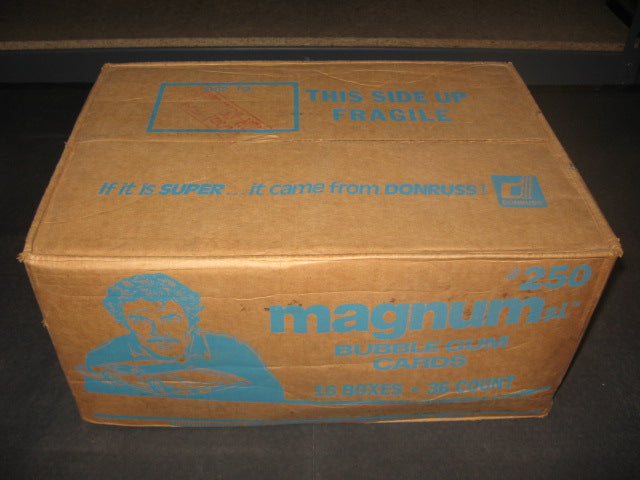 1983 Donruss Magnum P.I. Unopened Wax Case (16 Box)