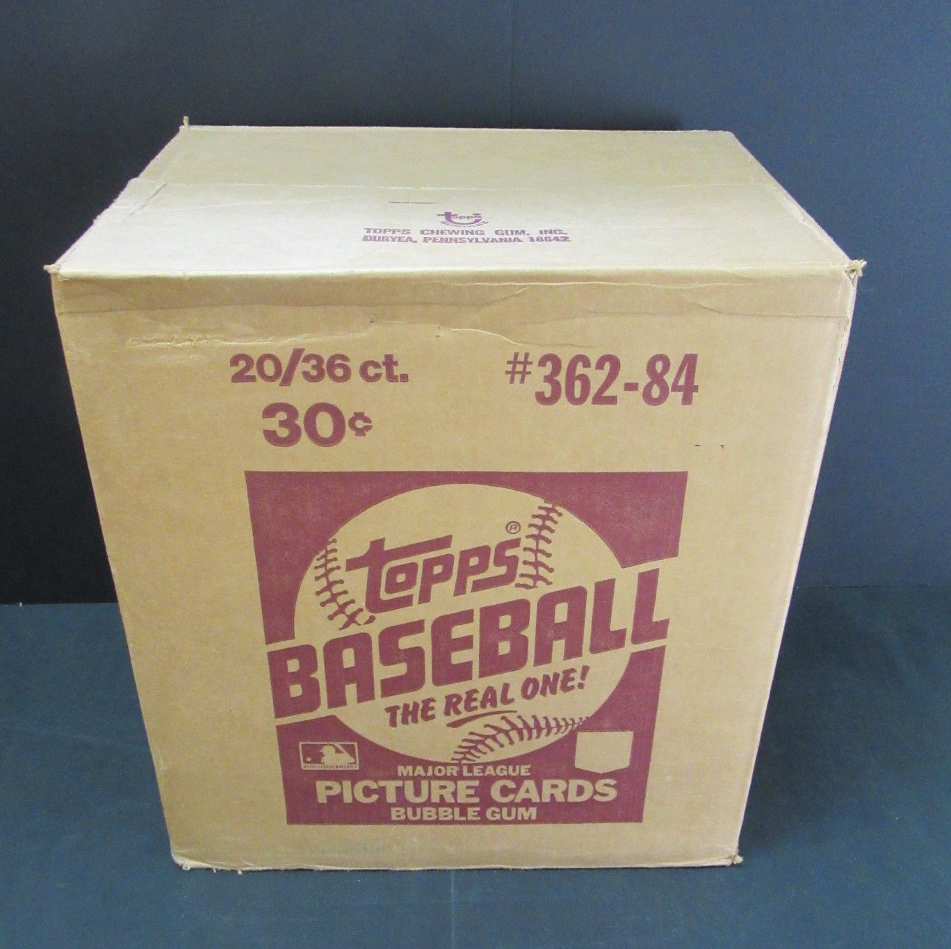 1984 Topps Baseball Unopened Wax Case (20 Box) (Sealed)