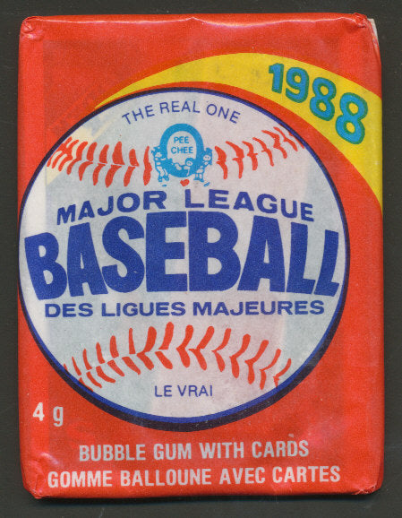 1988 OPC O-Pee-Chee Baseball Unopened Wax Pack