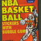 1979/80 Fleer Basketball Stickers Unopened Wax Pack