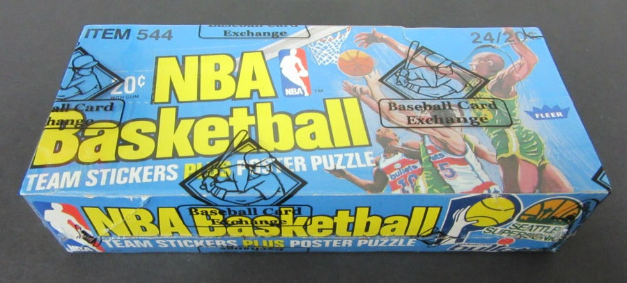 1978/79 Fleer Basketball Stickers Unopened Wax Box (BBCE)