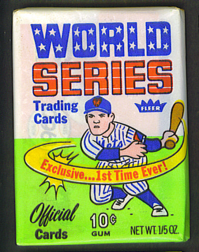 1968 1970 Fleer World Series Baseball Unopened Wax Pack