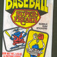 1973 Donruss Super Freaks Baseball Unopened Series 1 Wax Pack