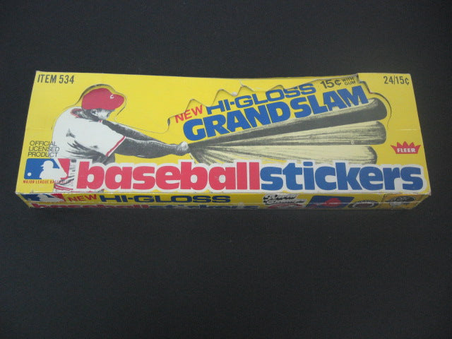 1977 Fleer Baseball Stickers Unopened Wax Box